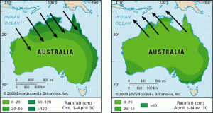 Schematic of the Australian monsoon