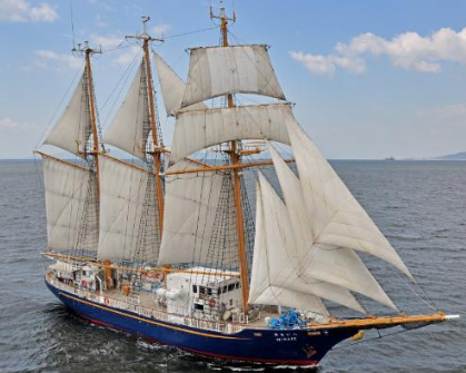 Photo of tall ship, MIRAIE
