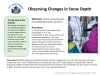 Learning Activities preview for K-2 GLOBE Grandma - lesson 4- Observe Changes in Snow Depth.pdf