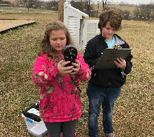 Bayleigh & Rhonnie Collecting Data