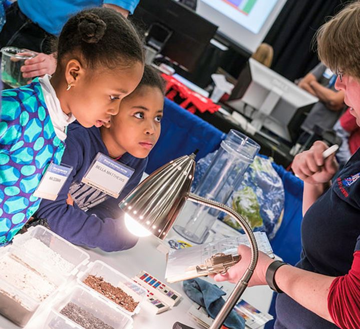 Young Students at a Science Fair