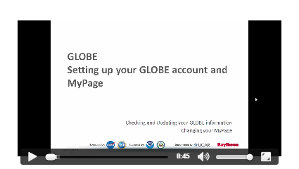 Setting up a GLOBE Account Graphic