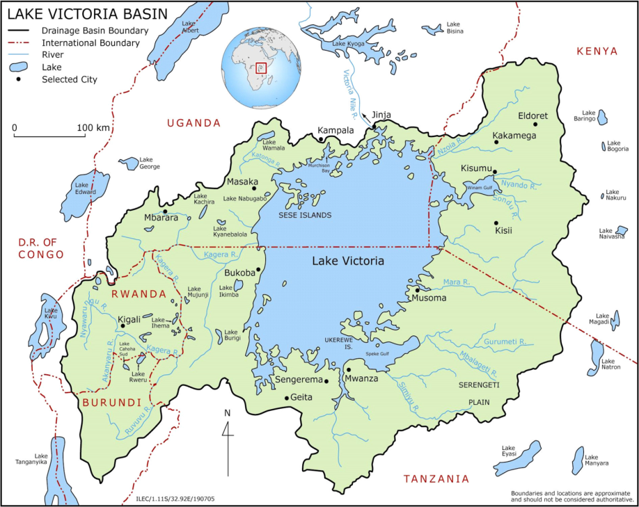 Lake Victoria Map