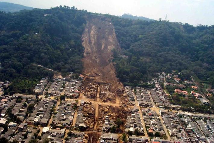 Image of a landslide