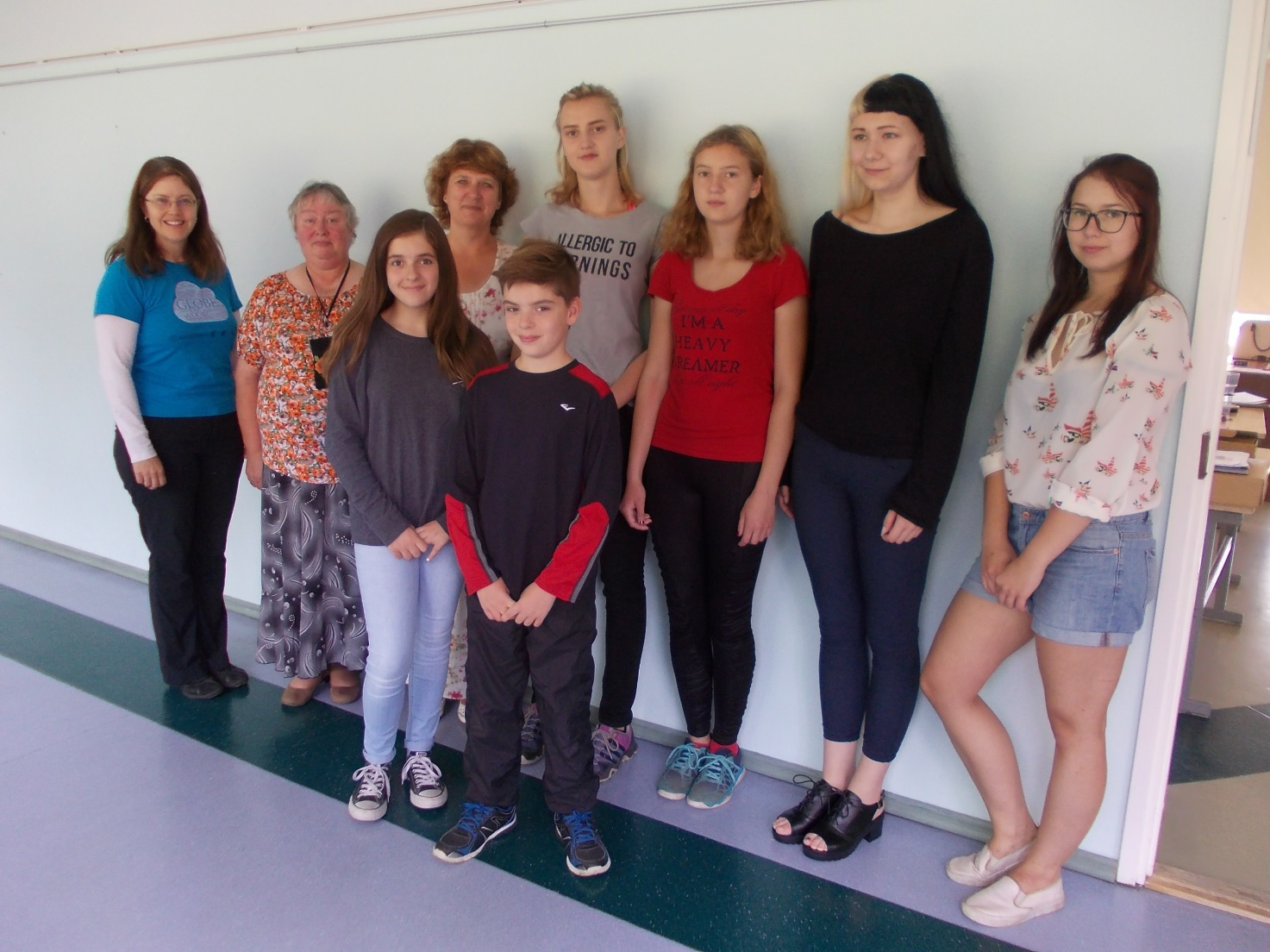 Students at Muhu Basic School (Estonia)