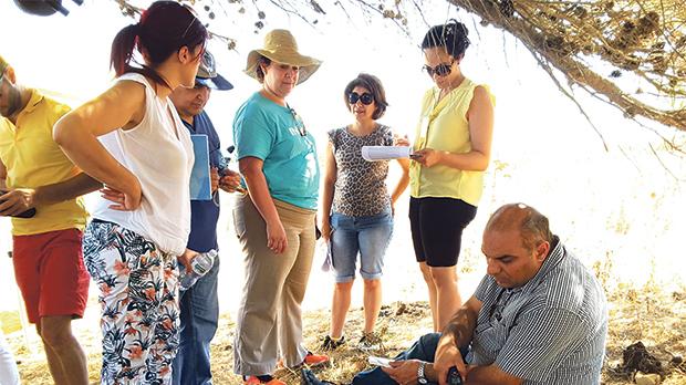 Photo of people at a GLOBE training in Malta