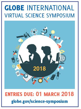IVSS 2018 poster with students and science graphics.