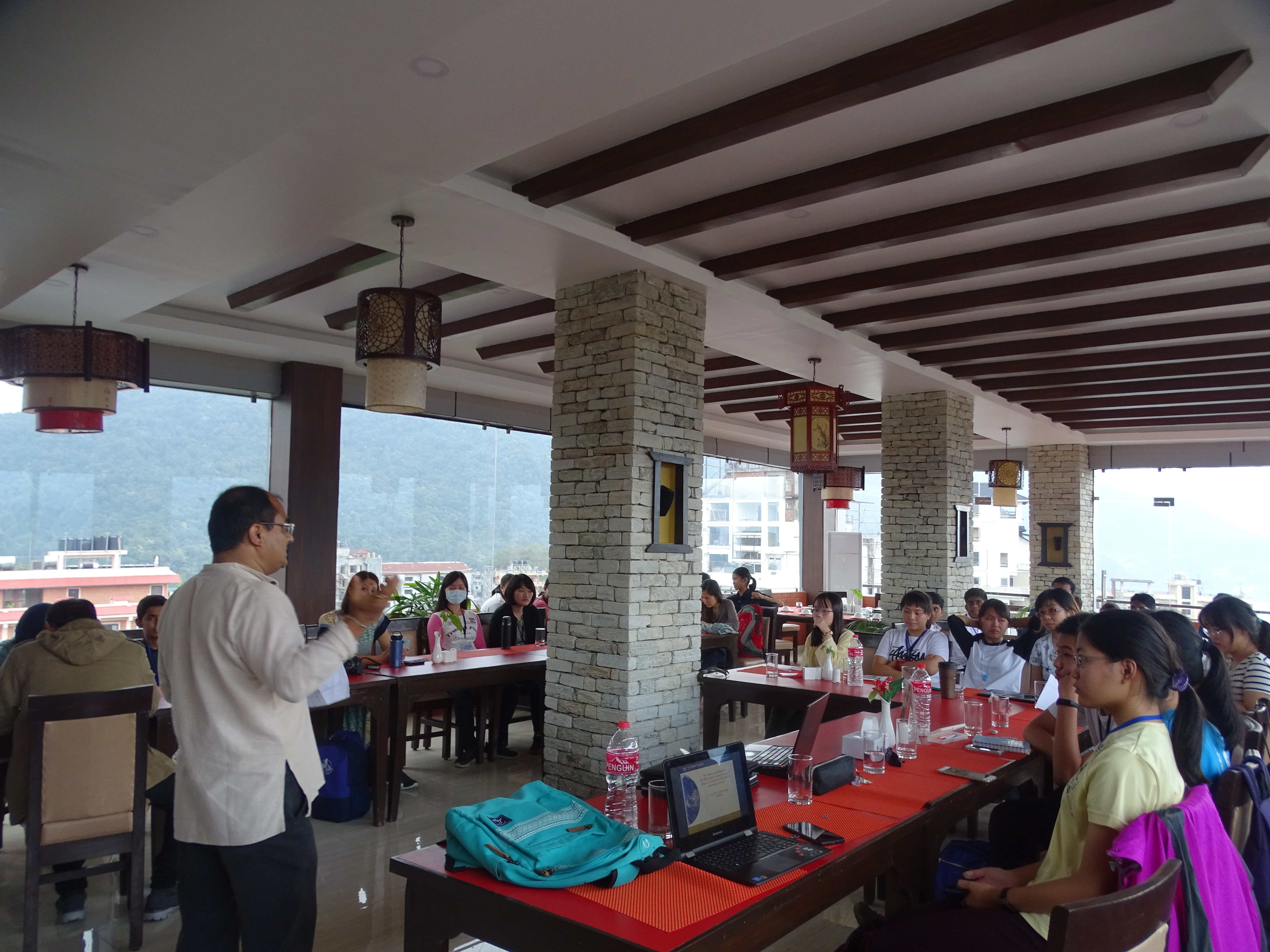 Participants at the 2018 Lake Pokhara Expedition