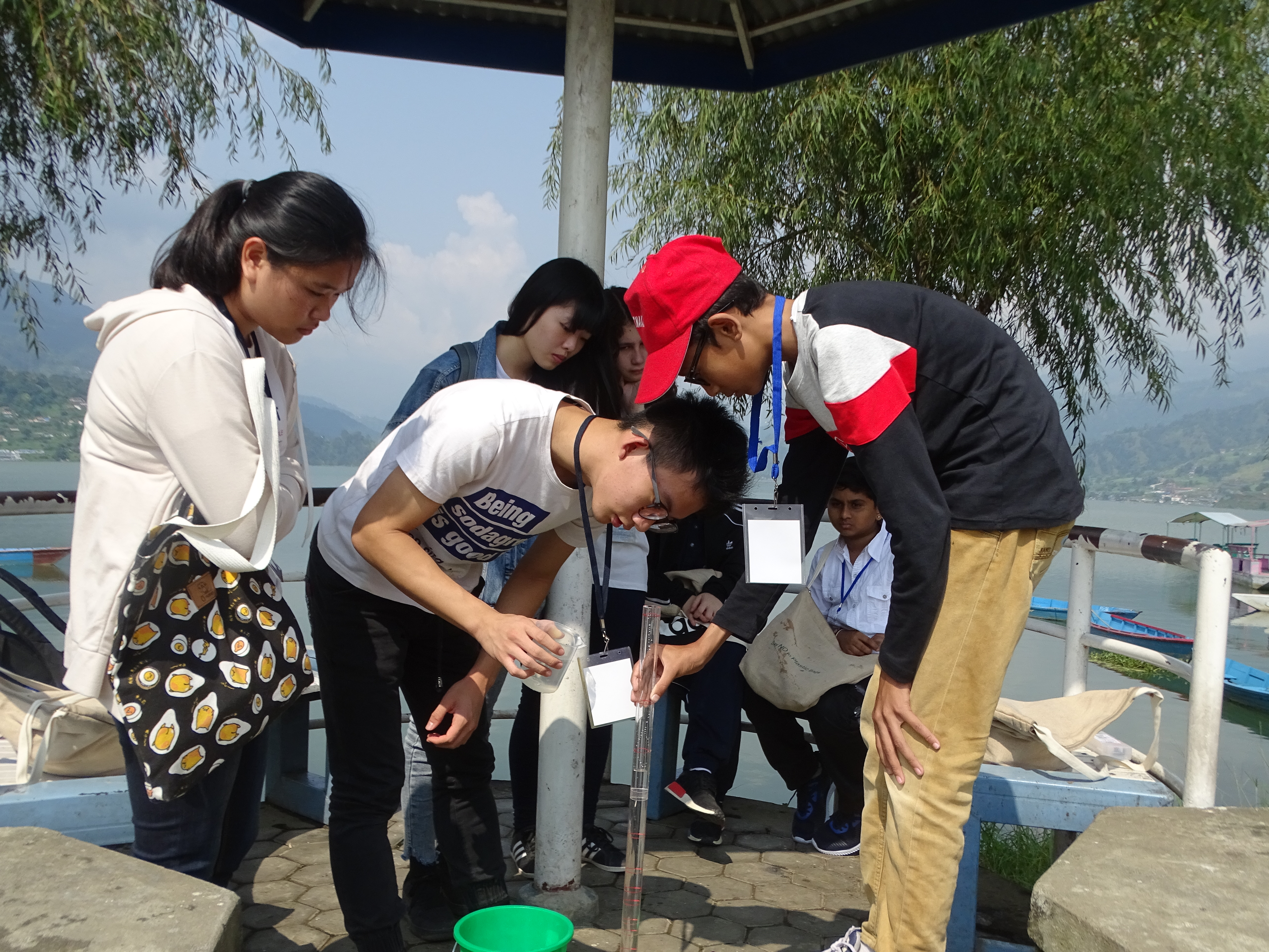 Participants at the 2018 Lake Pokhara Expedition