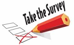 Graphic that reads "Take the Survey"