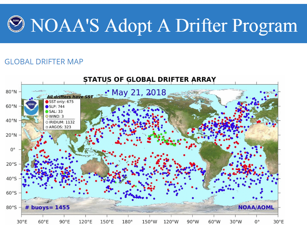 Global Drifter Map
