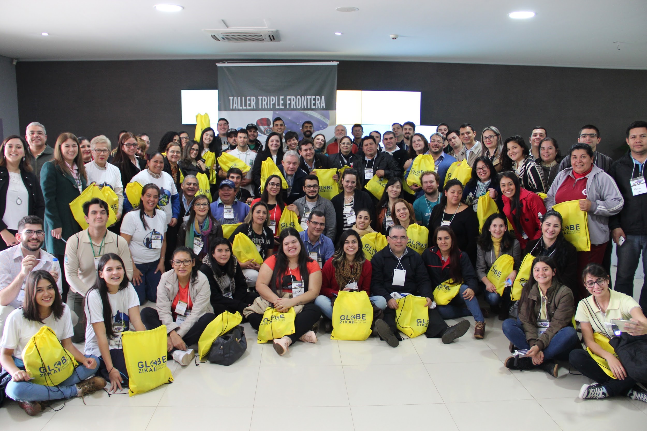 Photo of a GLOBE Zika CMT Training in Paraguay