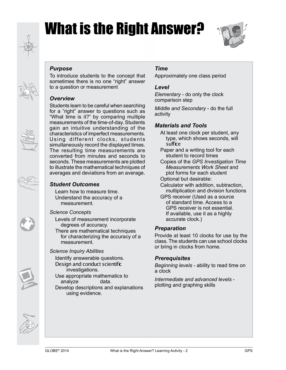 Learning Activities preview for Whats the Right Answer