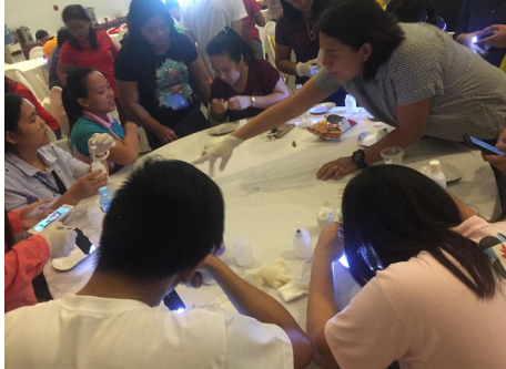 Participants at 2018 Zika Education and Prevention Project and Community Science Fair training in Palawan, Philippines.