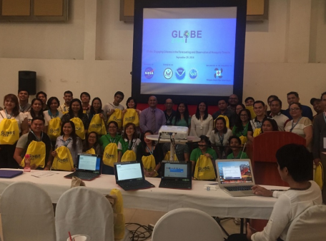 Participants at 2018 Zika Education and Prevention Project and Community Science Fair training in Palawan, Philippines.