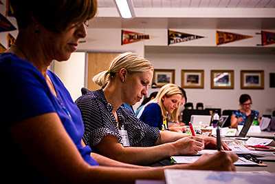 Photo of participants in GLOBE Weather training