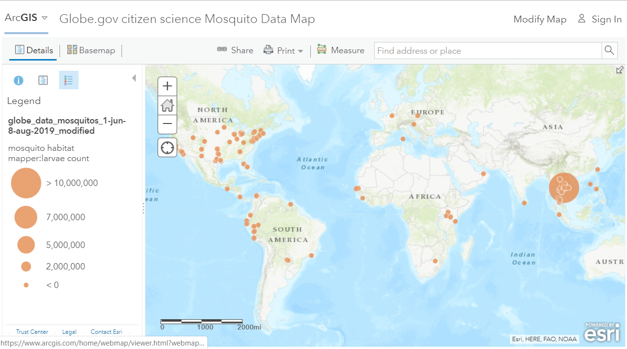 Screenshot from Esri blog