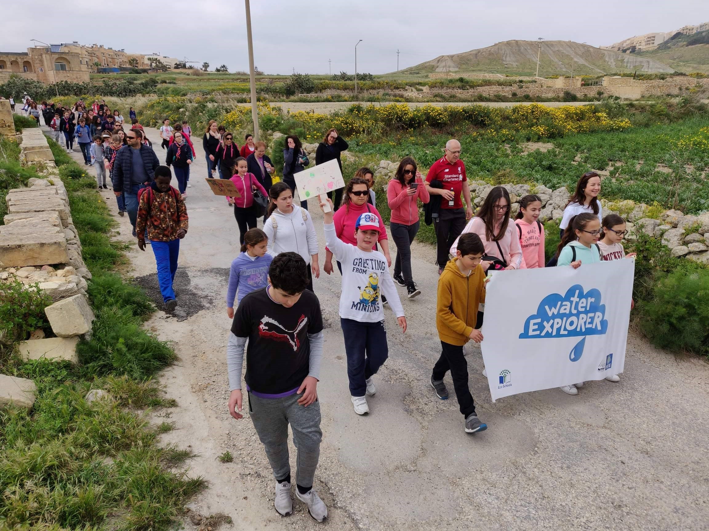 GLOBE students in Malta