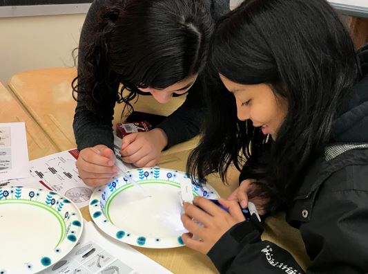 GLOBE students in action -- using the GLOBE Observer Mosquito Habitat Mapper