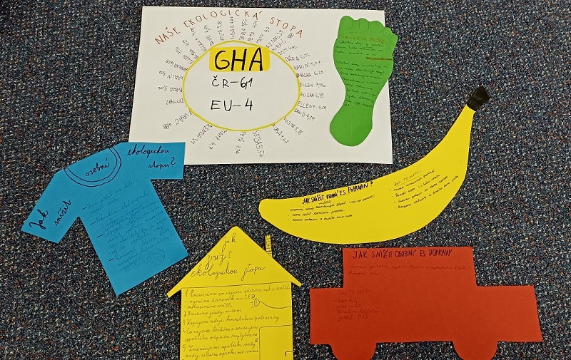 Results of student efforts in challenge, including graphs and cutouts