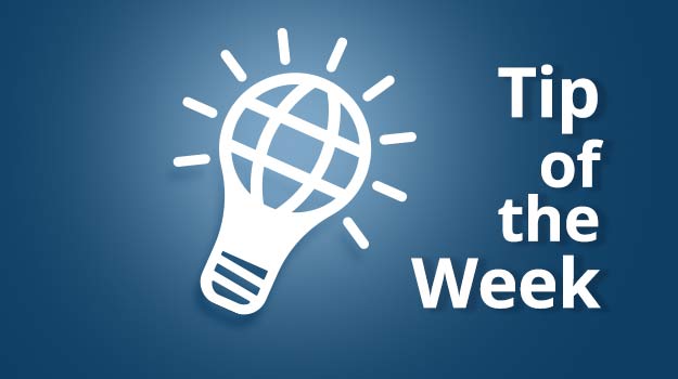 GLOBE's Tip of the Week icon