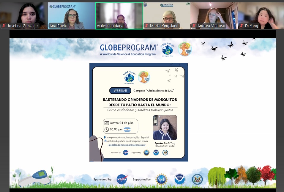 Presentation screenshot with zoom attendees.