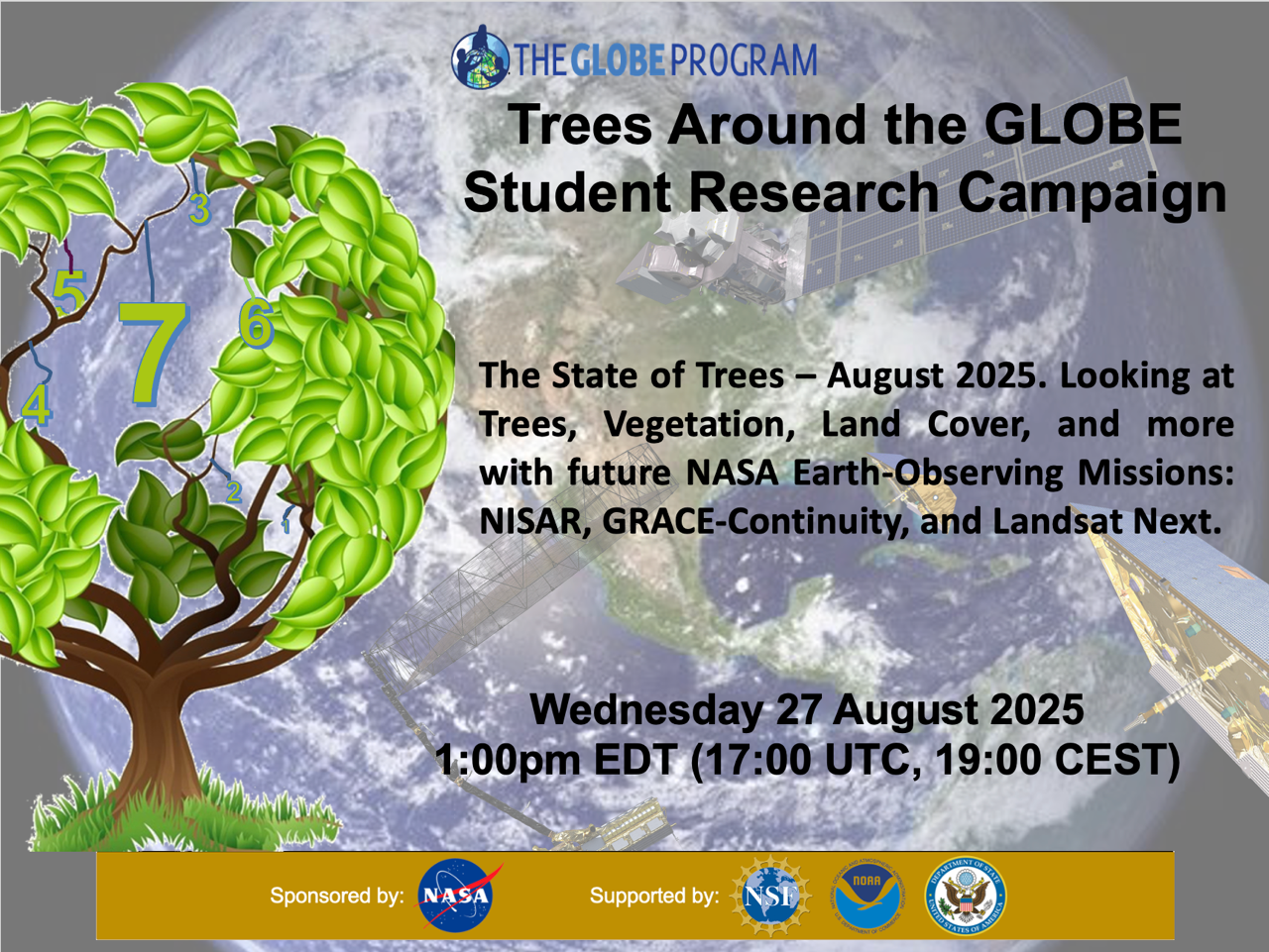 Trees Around the GLOBE Student Research Campaign.