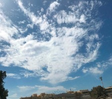 the clouds on Jeddah