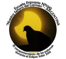Palomas durante el Eclipse Solar en Pujato