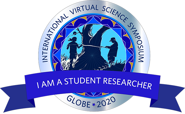 2020 IVSS Badge, "I AM A STUDENT RESEARCHER"