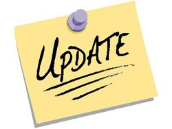 graphic that reads, "Update"