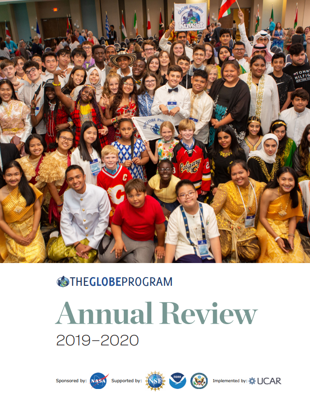 The cover of the 2019-2020 GLOBE Annual Review
