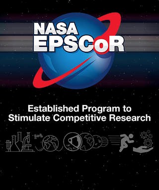 A black-background shareable that reads "NASA EPSCoR" Established Program to Stimulate competitive Research