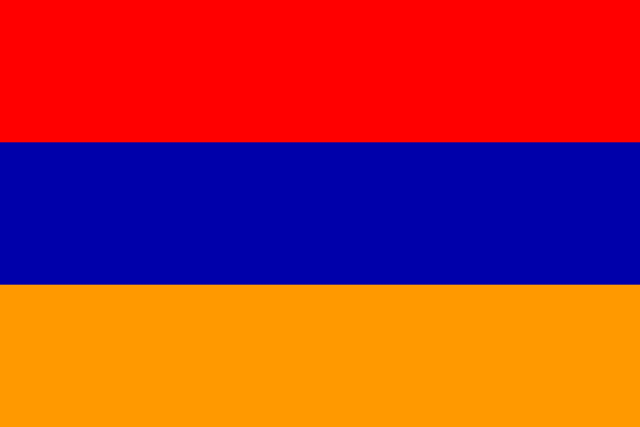 The flag of the Republic of Armenia