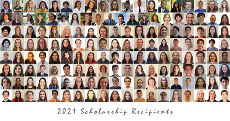 Photo of 2021 scholarship recipients