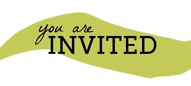 A banner that reads "You are Invited"