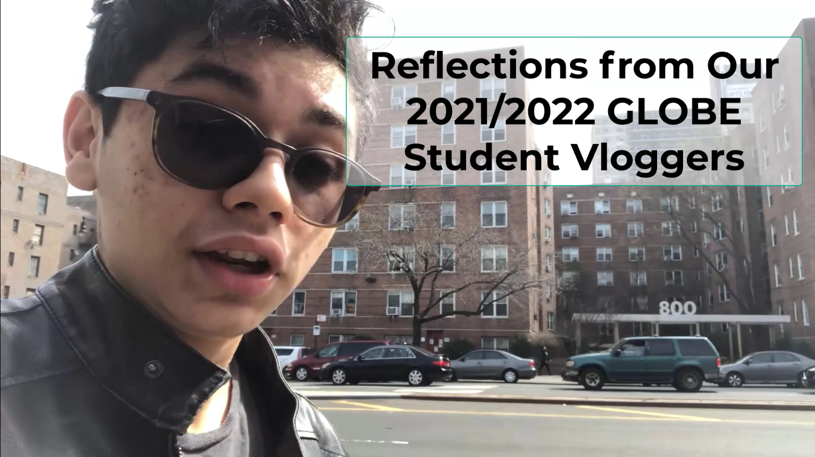 screen shot from a vlog created by the 2021/2022 GLOBE Student Vloggers