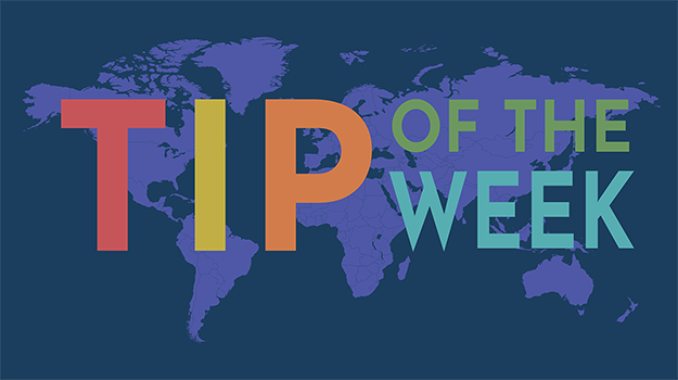 GLOBE's Tip of the Week Icon