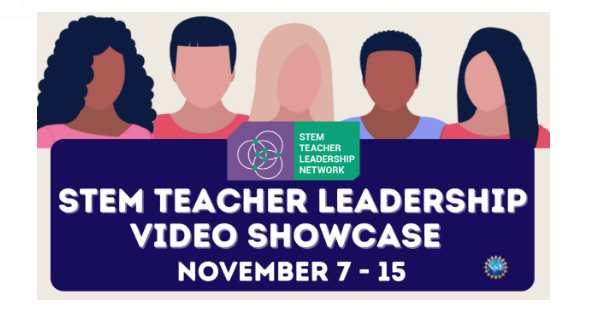 STEM Teacher Leadership Video Showcase shareable, showing a variety of people