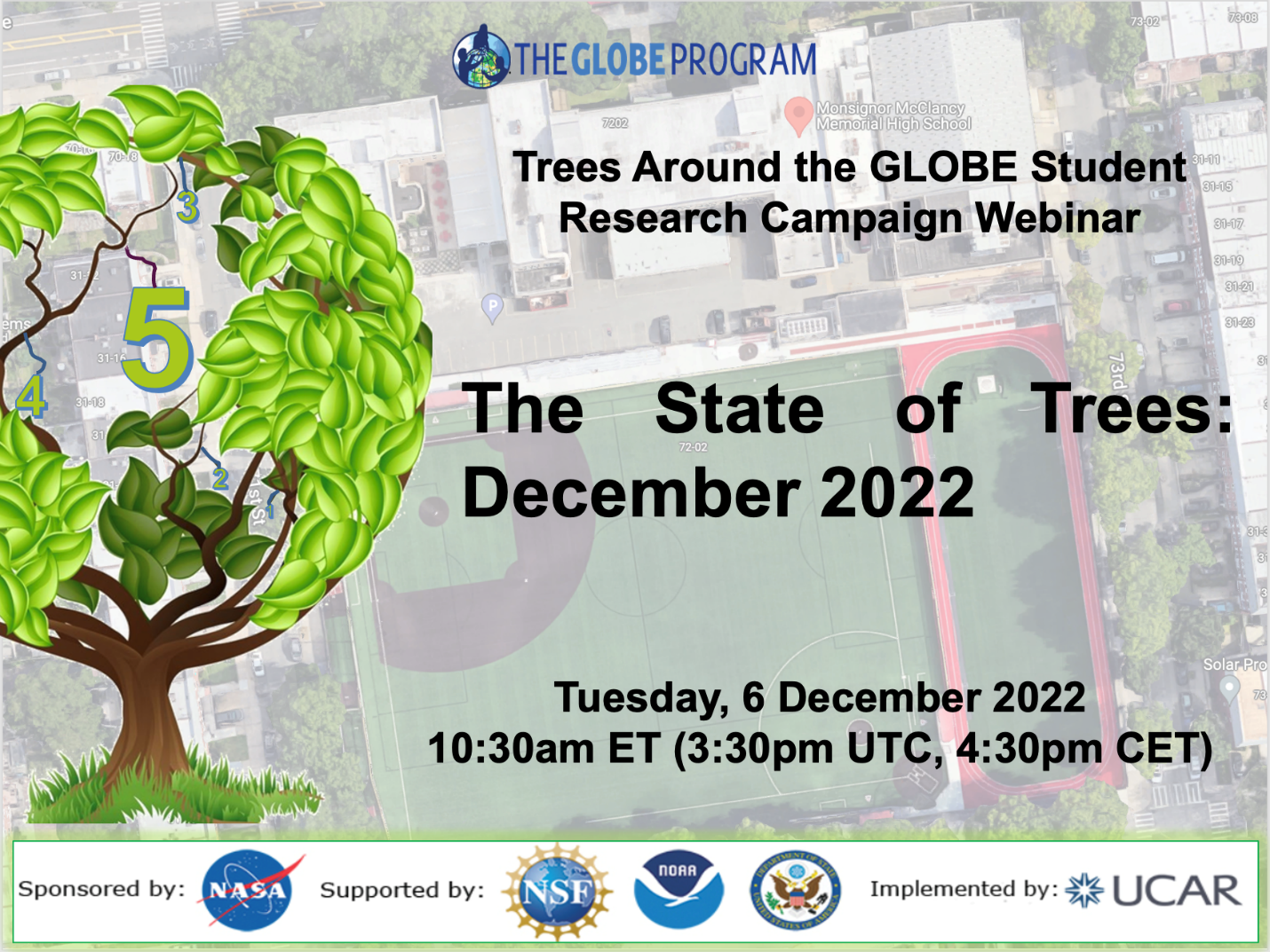 Trees Around the GLOBE 06 December webinar shareable