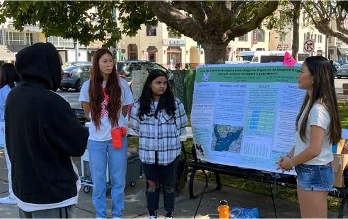 Interns present their research to the Oakland public
