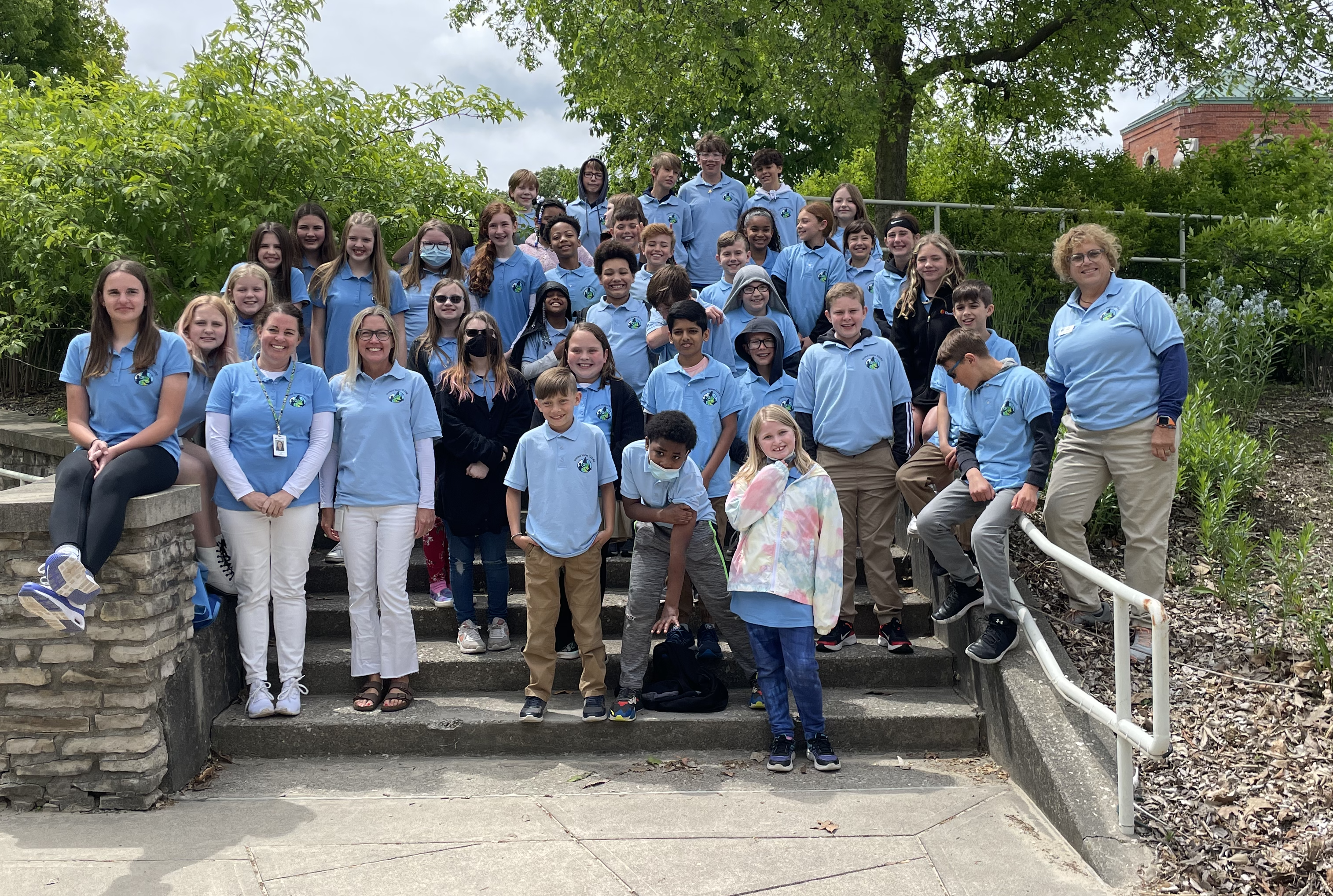 Students and teachers at the 2022 SRS at the Toledo Zoo in OH