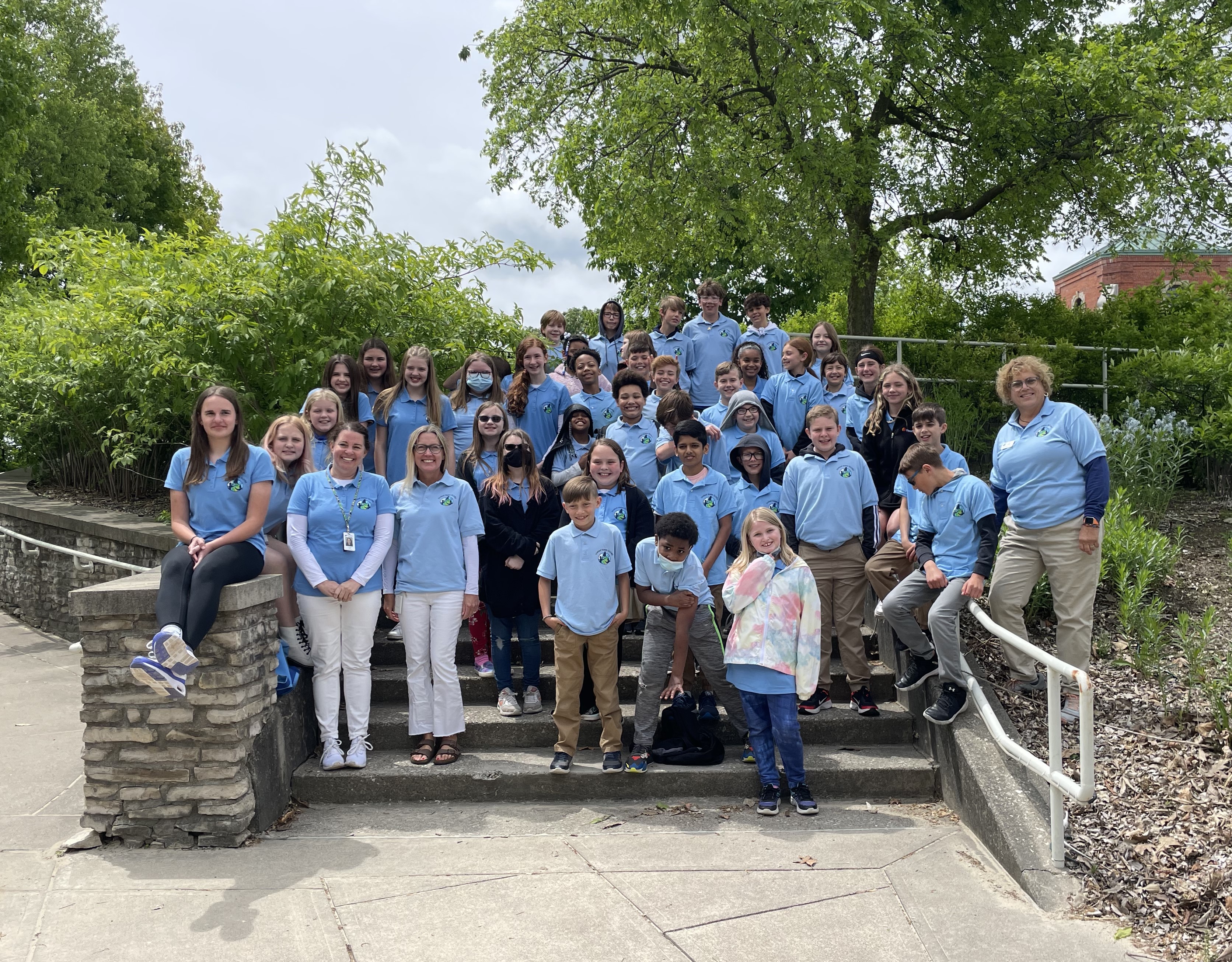 students and teachers at the Toledo Zoo student research symposium