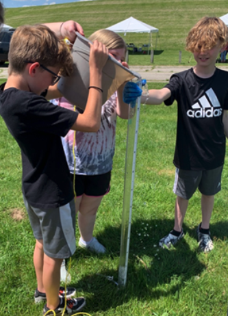 Students at Wetlands Celebration Day