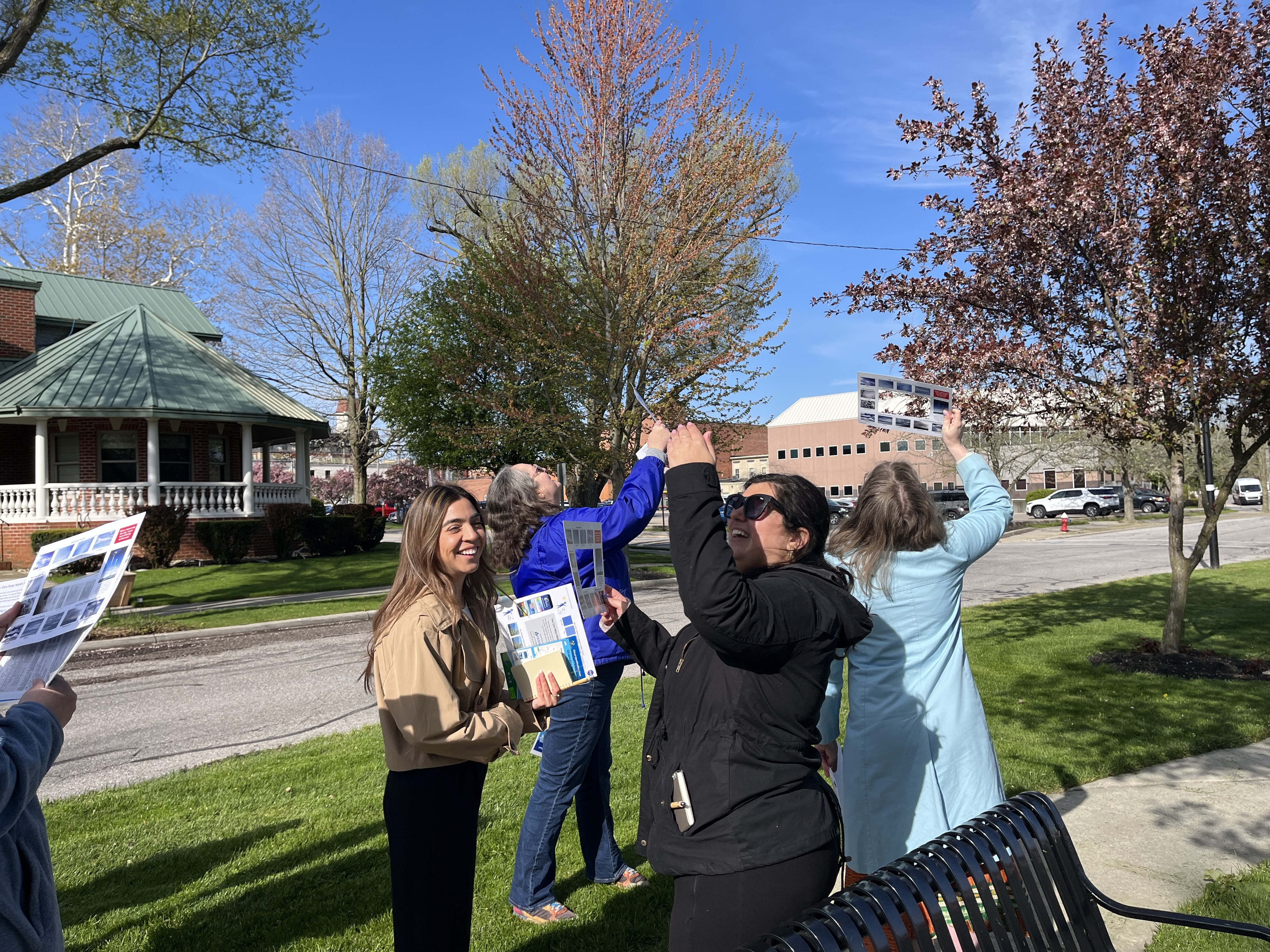 NARM participants practice observing clouds