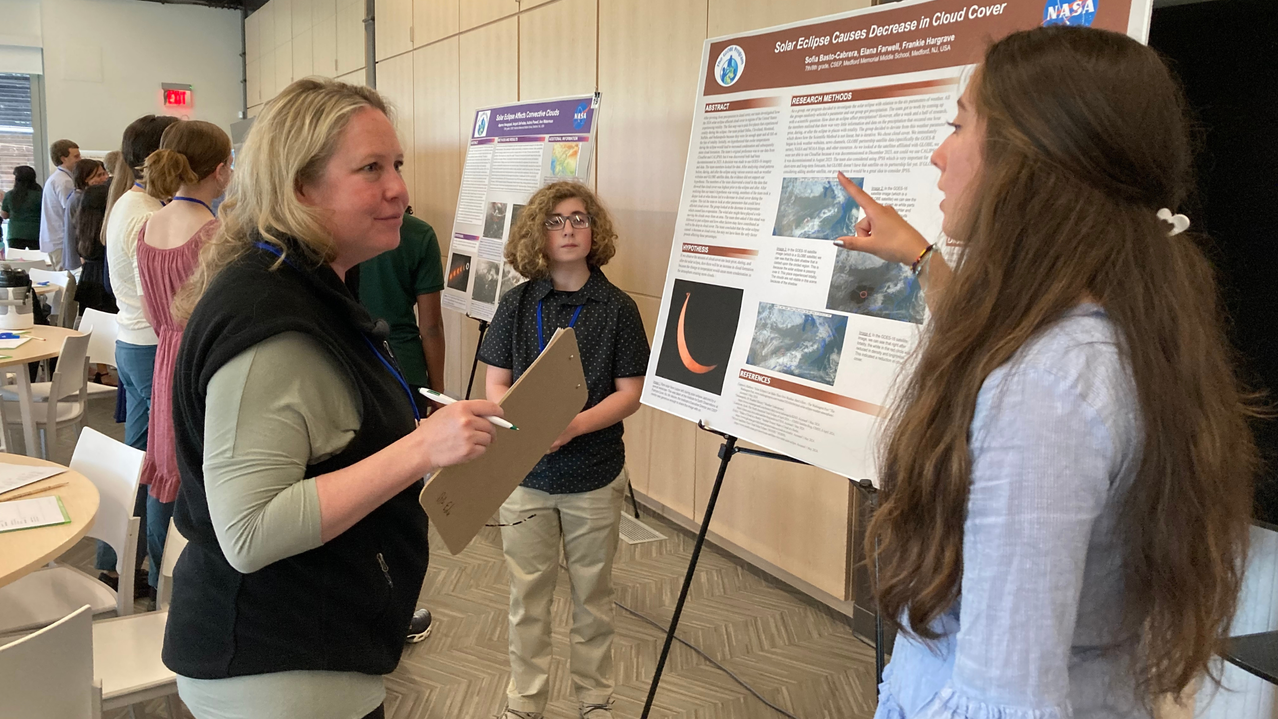 Students present at the 2024 SRS