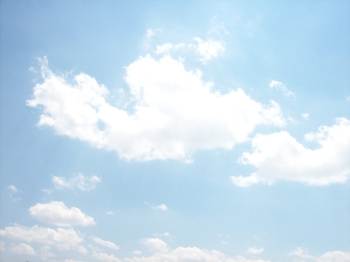 Example of translucent cloud opacity.