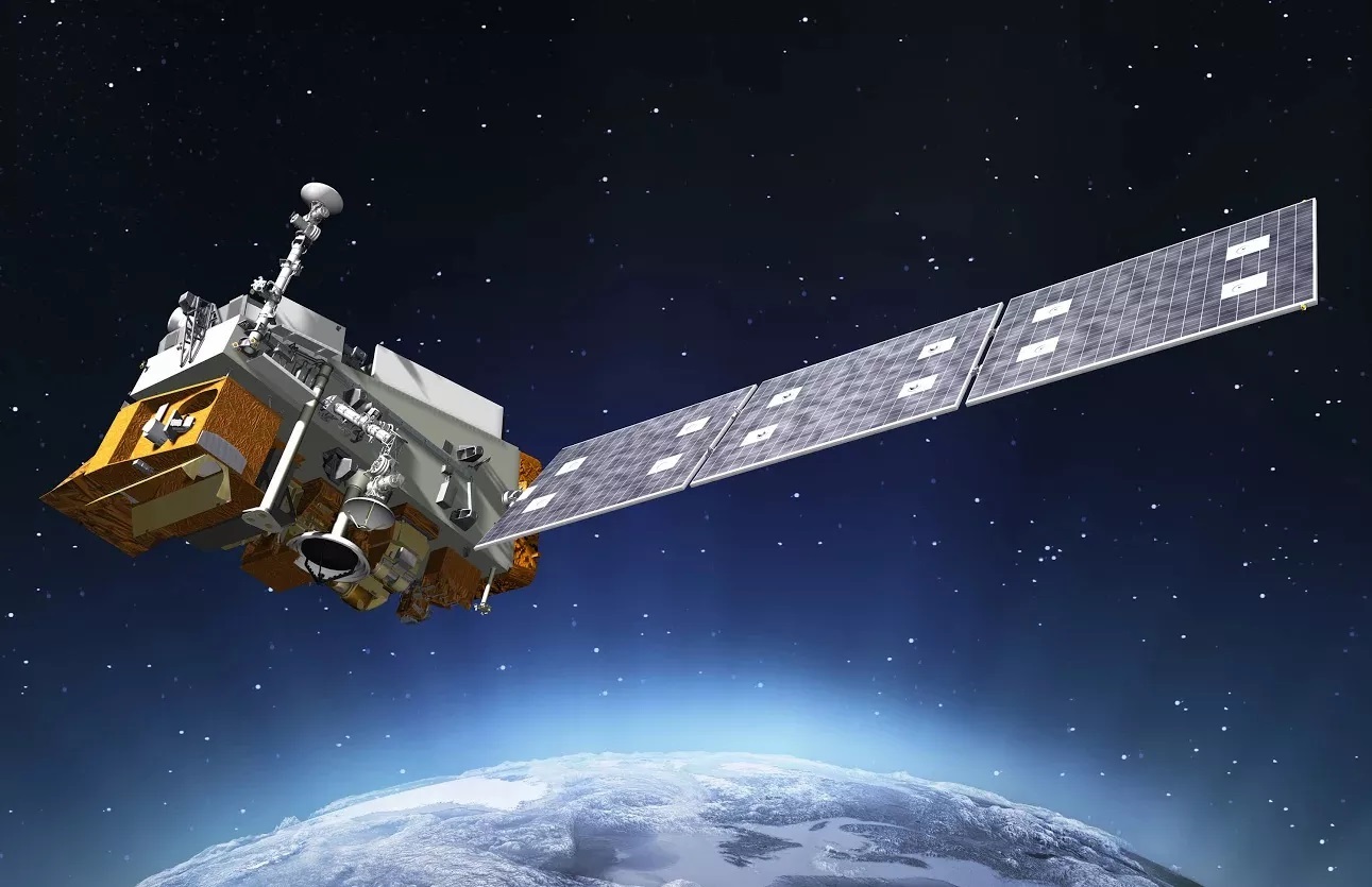 Artist rendition of NOAA-20 satellite