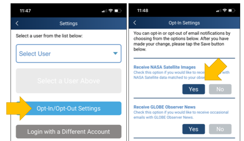 Image of Opt-In Setting
