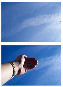 Photo of Persistent Spreading Contrail